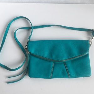 Linea Pelle VEGAN turquoise blue crossbody bag N